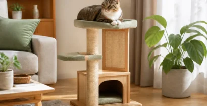 家具になじむキャットタワー、何を見て選ぶ？ 安定性・高さ・爪とぎ面の購入前チェック