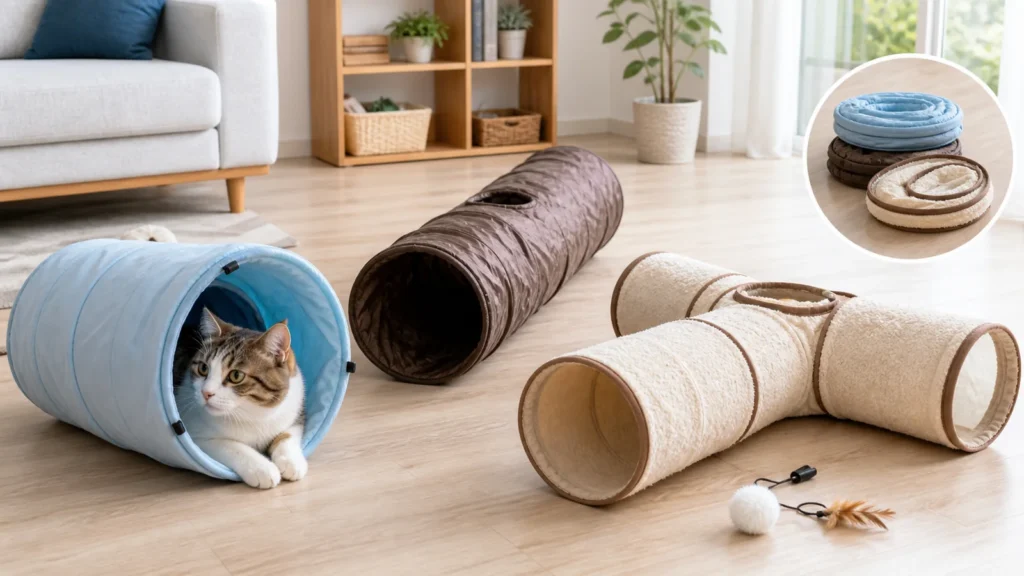 猫用トンネルを日常で使う 入口・ワイヤー端・おもちゃを安全に選ぶ