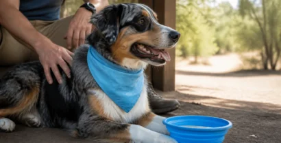 犬用クールバンダナの選び方 濡らし方・首周り・蒸発・暑さ対策の限界