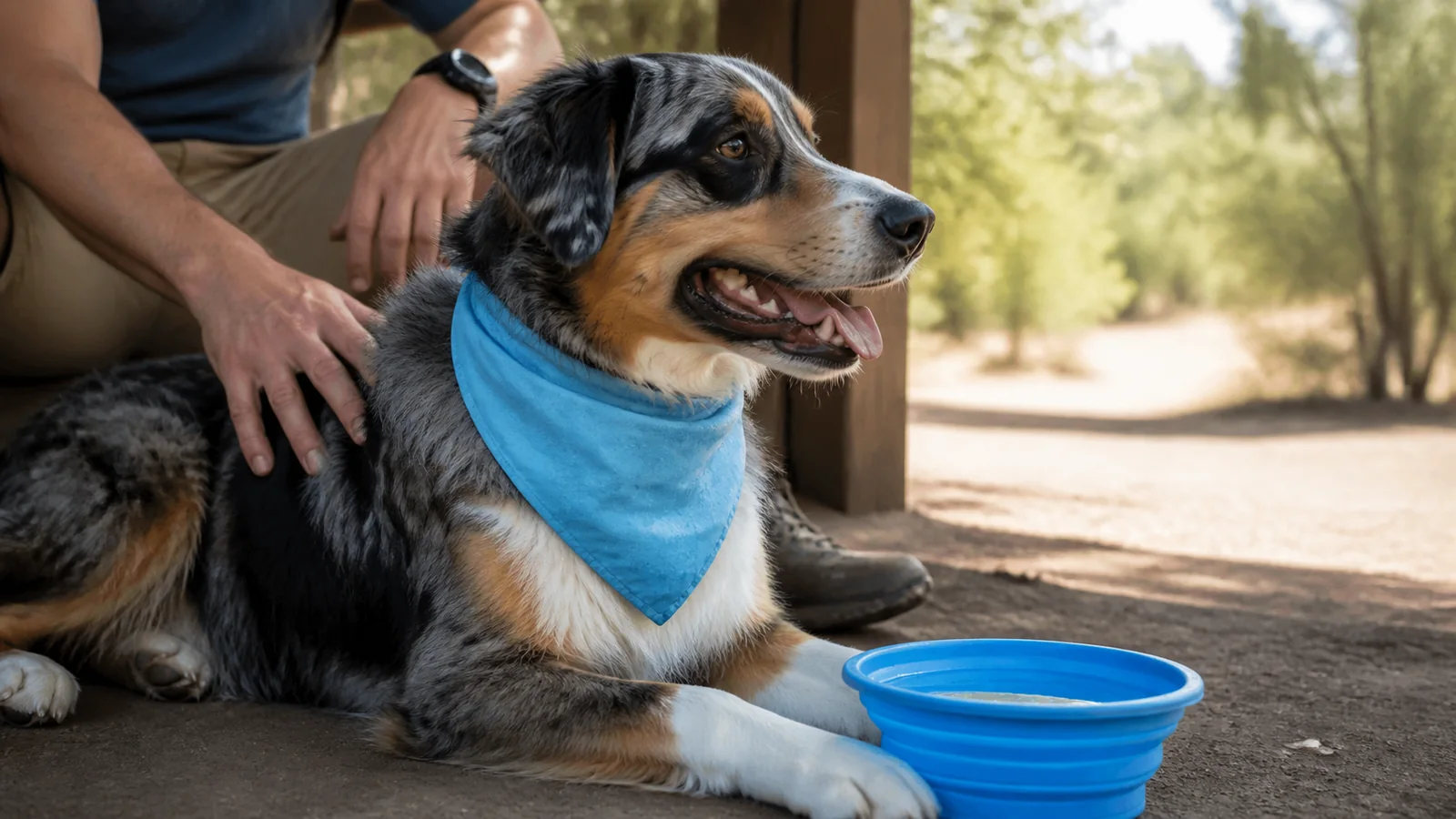 犬用クールバンダナの選び方 濡らし方・首周り・蒸発・暑さ対策の限界