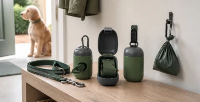 犬用うんち袋ホルダーの比較ポイント　ロール寸法・固定点・使用済み袋の仮掛け