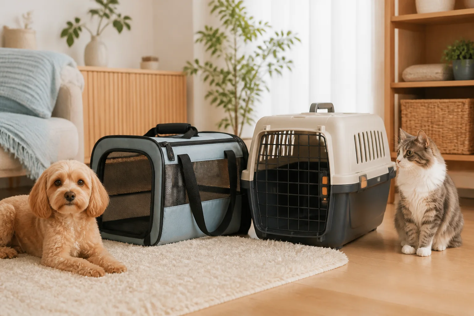犬・猫用キャリーは移動手段で条件が変わる 飛行機・車の購入前チェック
