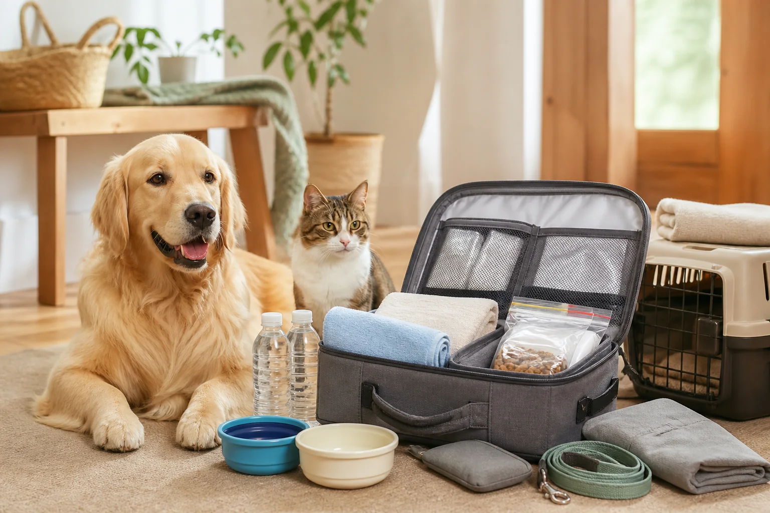 犬猫の防災持出用品を見直す 避難時に運べる量から組み立てる購入前チェック