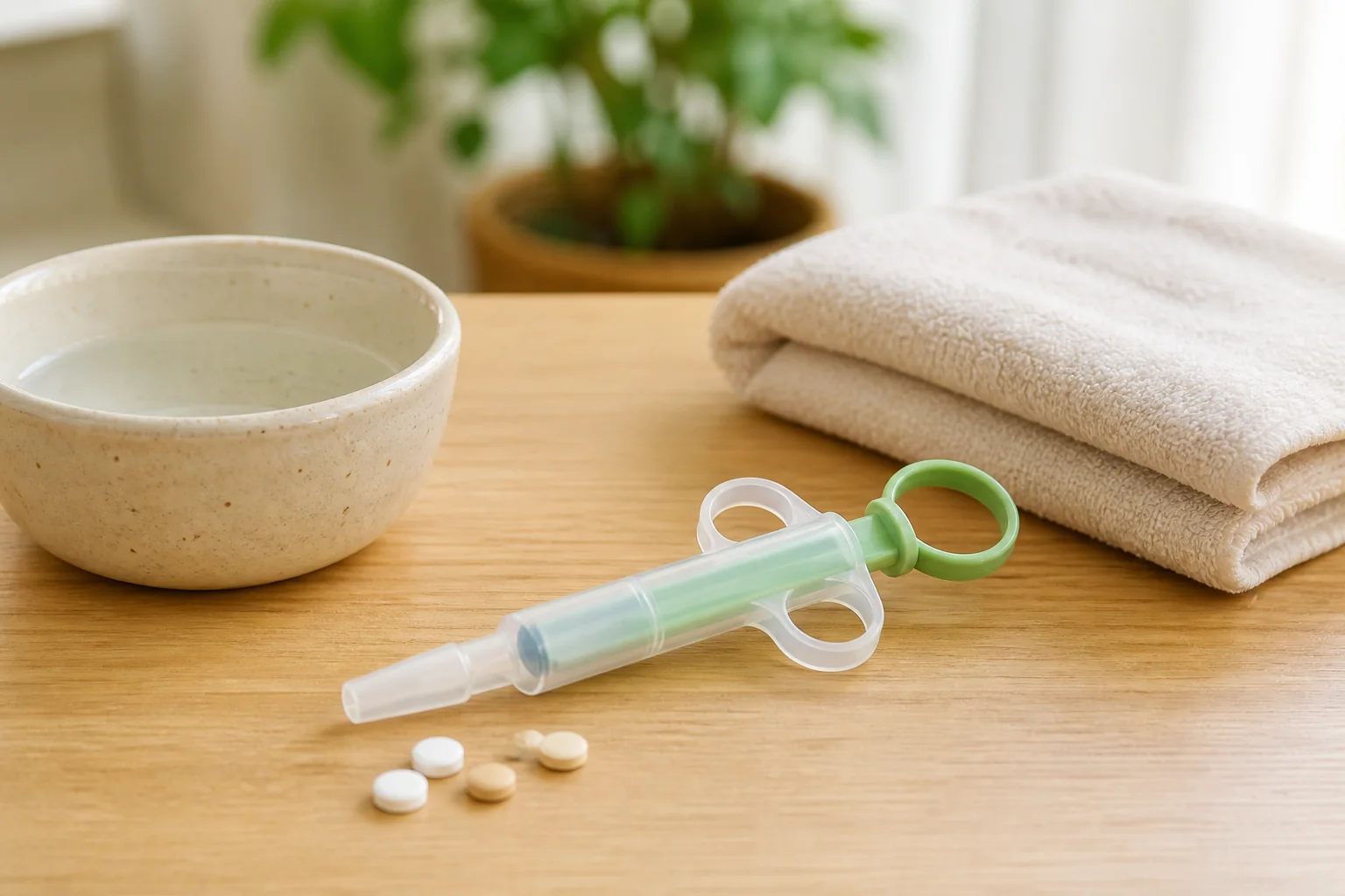 ペット用投薬器は錠剤の大きさから確認　先端・押し子・洗浄方法を比べる