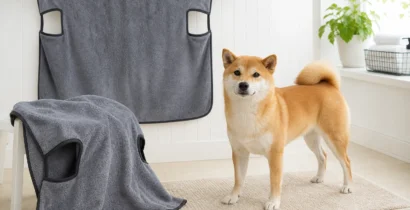 ペット用タオルは大きければいい？ 雨の日とシャンプー後の選び方